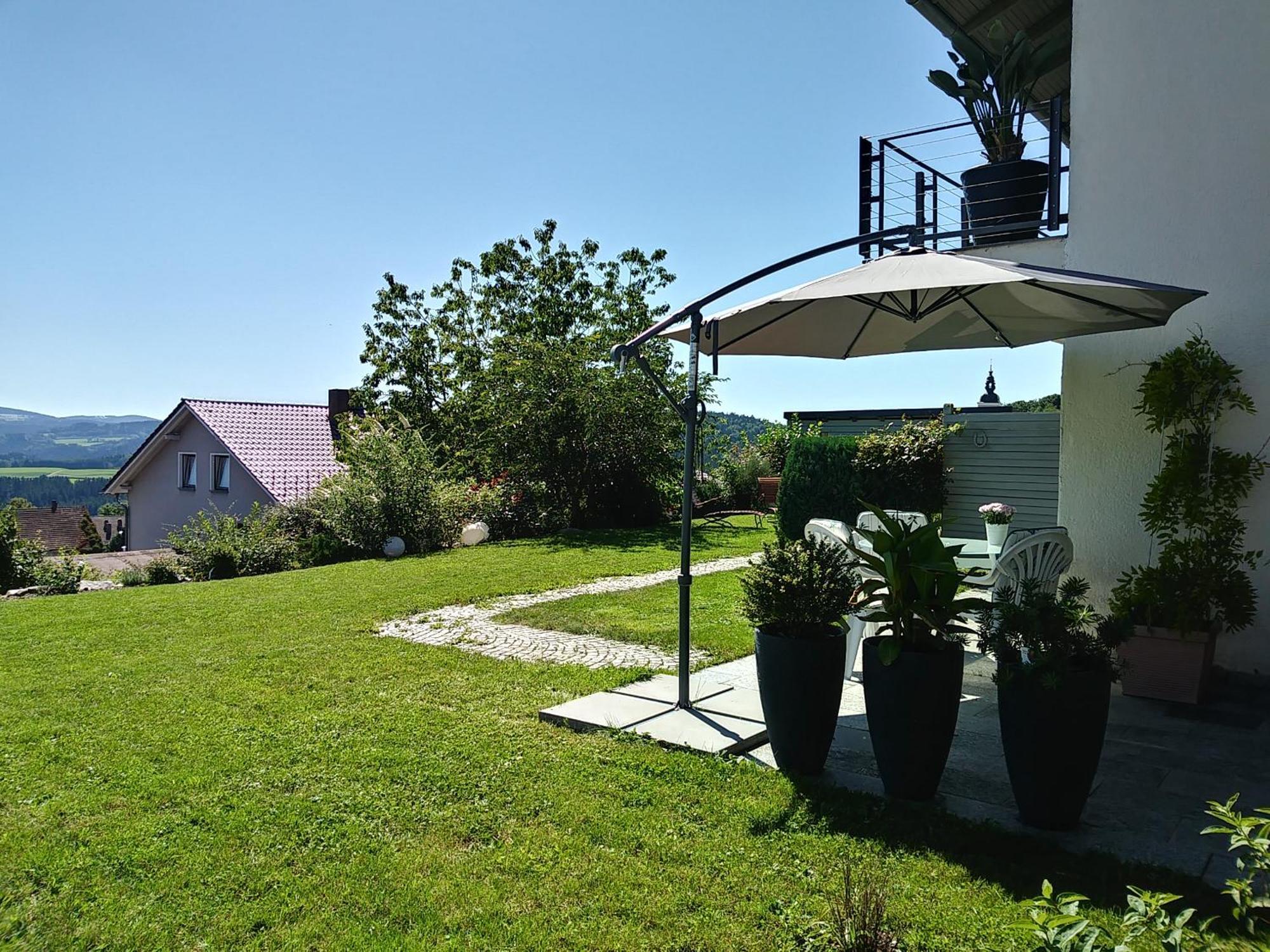 Ferienwohnungen Alpenblick Mit Garten -Panoramasauna- Kirchdorf im Wald Ngoại thất bức ảnh