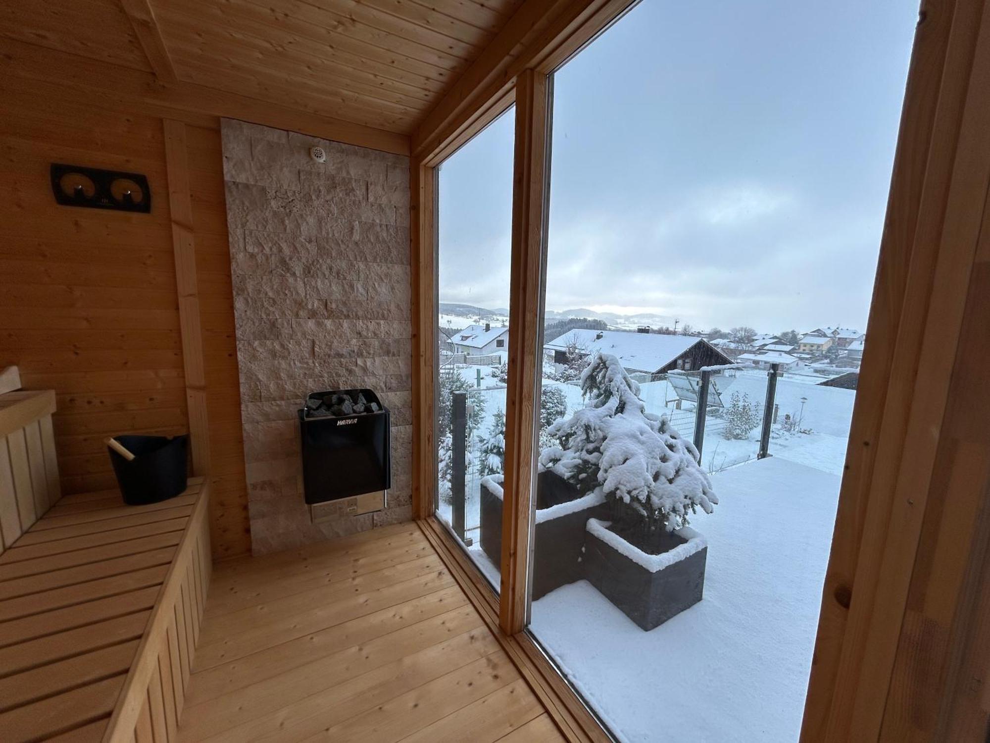 Ferienwohnungen Alpenblick Mit Garten -Panoramasauna- Kirchdorf im Wald Ngoại thất bức ảnh